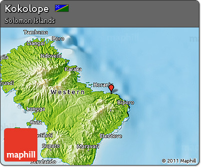 Physical 3D Map of Kokolope