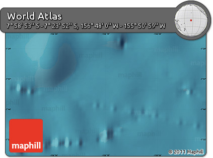 Satellite Map of the Area around 7° 41' 23" S, 156° 19' 29" W
