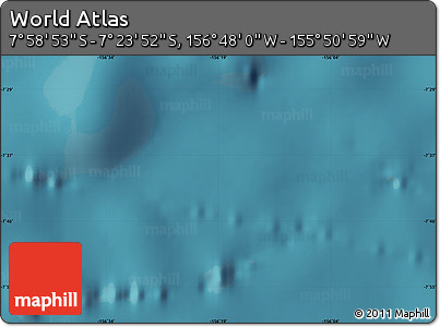 Satellite Map of the Area around 7° 41' 23" S, 156° 19' 29" W