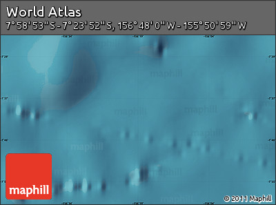 Satellite Map of the Area around 7° 41' 23" S, 156° 19' 29" W