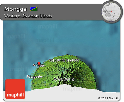 Satellite 3D Map of Mongga