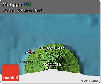 Satellite 3D Map of Mongga