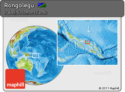 Physical Location Map of Rongolegu