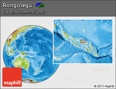 Physical Location Map of Rongolegu