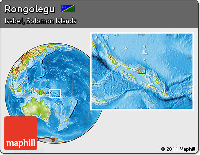 Physical Location Map of Rongolegu
