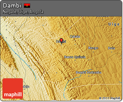 Physical 3D Map of Dambi