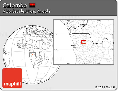 Blank Location Map of Caiombo