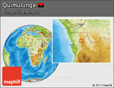 Physical Location Map of Quimulunga
