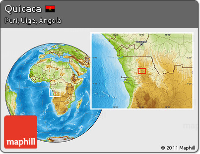 Physical Location Map of Quicaca