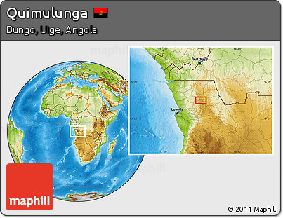Physical Location Map of Quimulunga
