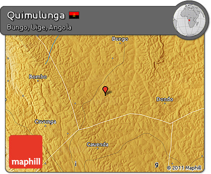 Physical Map of Quimulunga