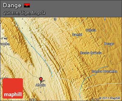 Physical Map of Dange