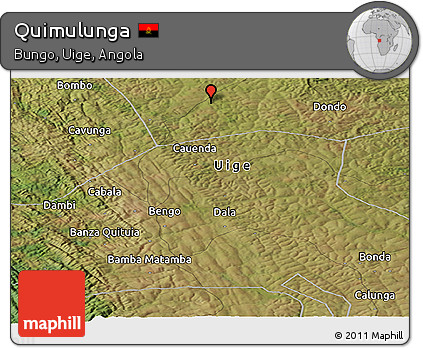 Satellite Panoramic Map of Quimulunga
