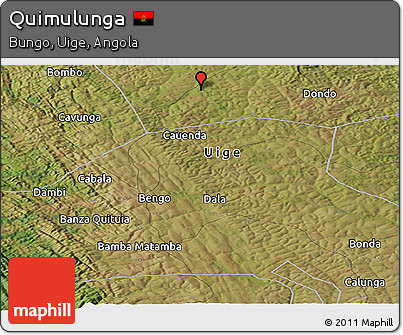 Satellite Panoramic Map of Quimulunga