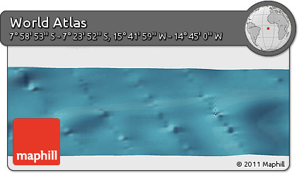Satellite Panoramic Map of the Area around 7° 41' 23" S, 15° 13' 29" W