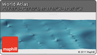 Satellite Panoramic Map of the Area around 7° 41' 23" S, 15° 13' 29" W