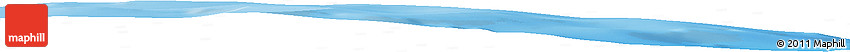 Shaded Relief Horizon Map of the Area around 7° 41' 23" S, 162° 25' 30" E