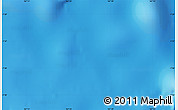 Physical Map of the area around 7° 41' 23" S, 167° 31' 30" E