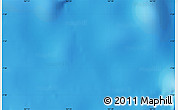 Shaded Relief Map of the area around 7° 41' 23" S, 167° 31' 30" E