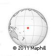 Outline Map of the Area around 7° 41' 23" S, 168° 13' 29" W, rectangular outline