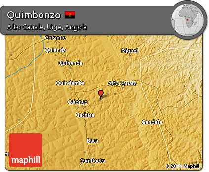 Physical 3D Map of Quimbonzo