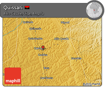 Physical 3D Map of Quissari