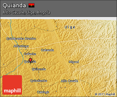 Physical 3D Map of Quianda