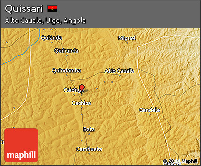 Physical 3D Map of Quissari