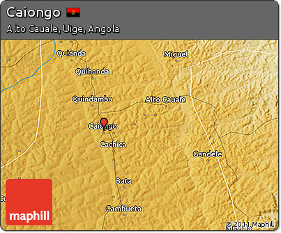 Physical 3D Map of Caiongo