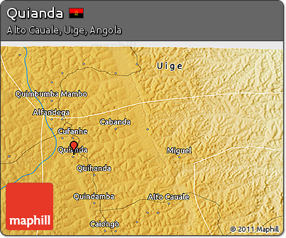 Physical 3D Map of Quianda