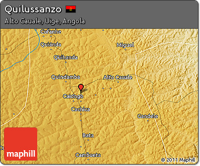 Physical 3D Map of Quilussanzo