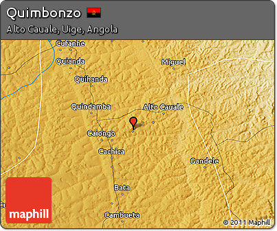 Physical 3D Map of Quimbonzo