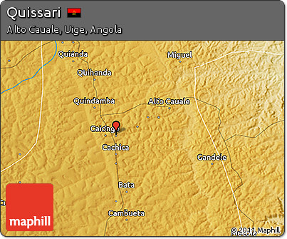 Physical 3D Map of Quissari