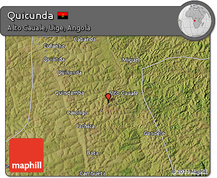 Satellite 3D Map of Quicunda