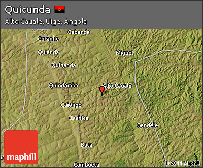 Satellite 3D Map of Quicunda
