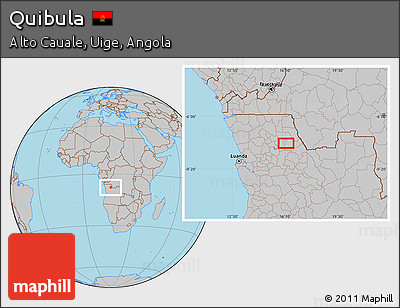 Gray Location Map of Quibula