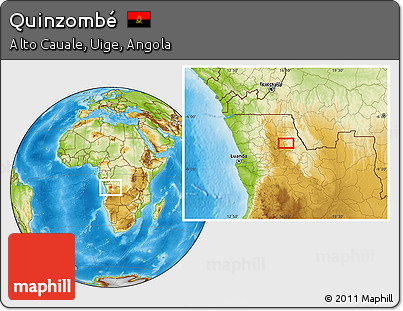 Physical Location Map of Quinzombé