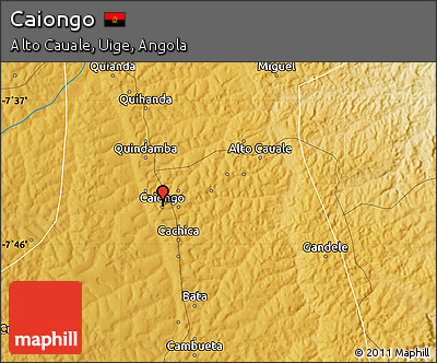 Physical Map of Caiongo