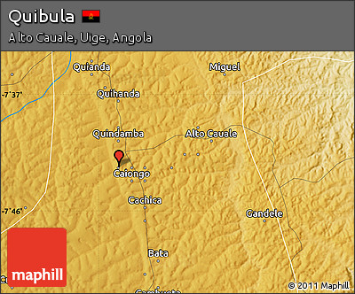 Physical Map of Quibula