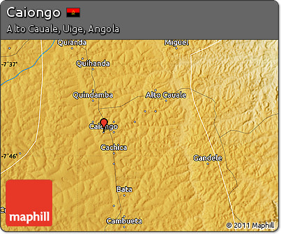 Physical Map of Caiongo