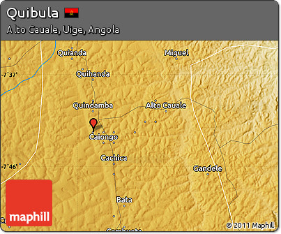 Physical Map of Quibula