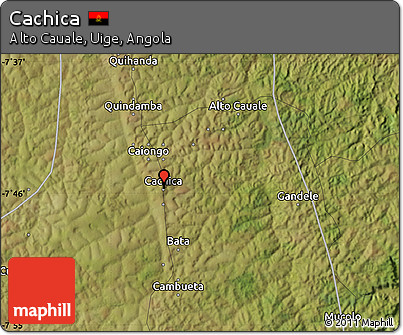 Satellite Map of Cachica