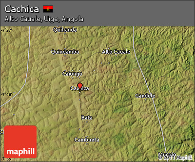 Satellite Map of Cachica
