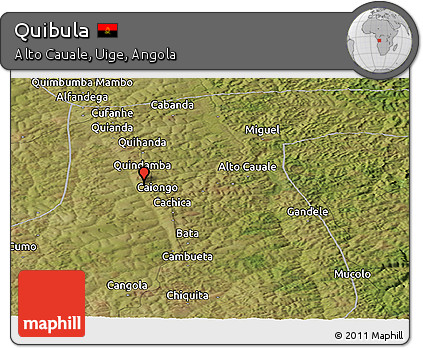 Satellite Panoramic Map of Quibula