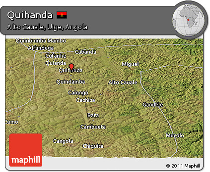 Satellite Panoramic Map of Quihanda