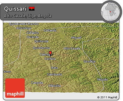 Satellite Panoramic Map of Quissari