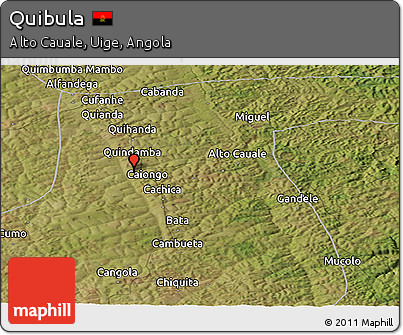 Satellite Panoramic Map of Quibula