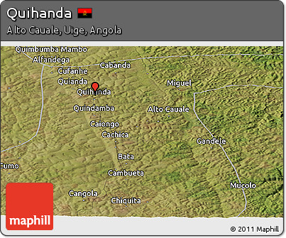 Satellite Panoramic Map of Quihanda
