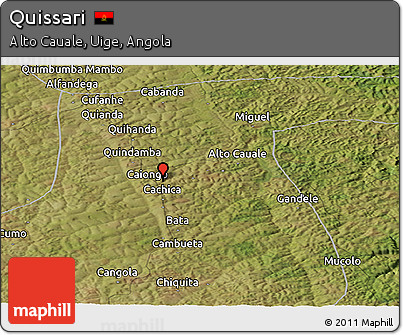 Satellite Panoramic Map of Quissari