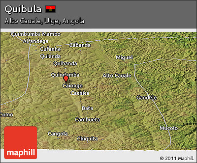 Satellite Panoramic Map of Quibula